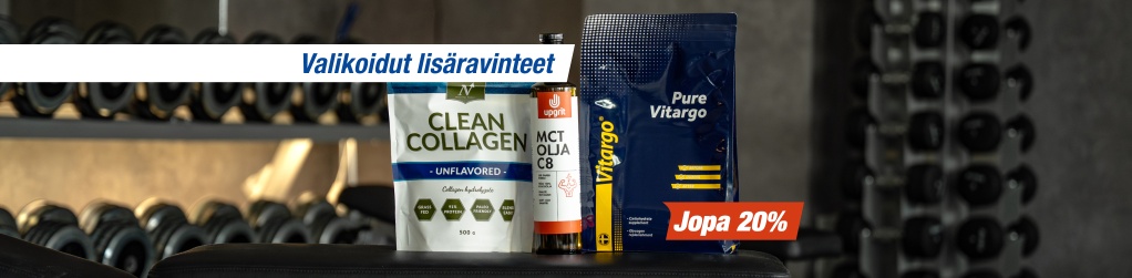Valikoidut lisäravinteet jopa 20 %
